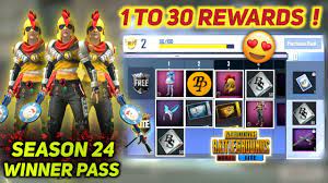 Pubg Mobile Lite Season 24 Winner Pass Leaks All Confirmed Rewards Season 24 Youtube