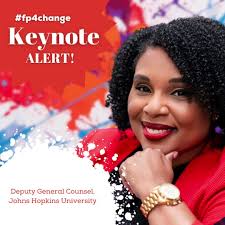 ⭐ We're thrilled to announce our Keynote Speaker for day 1 of  #FP4Change2024: Tiffany R. Wright! , ⭐ Deputy General Counsel at  @JohnsHopkins, former Associate Counsel for Racial Justice and Equity to ...