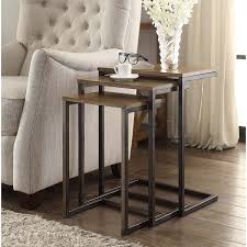 Vikki 3 Piece Nesting Tables Nesting End Tables Nesting Tables Modern Furniture Living Room