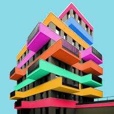 This Guy Was Fed Up Of Berlin S Bleak Views So He Colorized Its Buildings With Photoshop Architecture Drawing Colour Architecture German Architecture