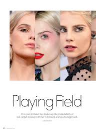 This year, Jo Baker has shaken up the predictability of red-carpet makeup  with her whimsical, unexpected approach.