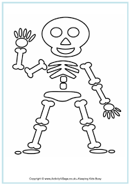 Just coloring free printable halloween skeleton coloring. Halloween Colouring Pages