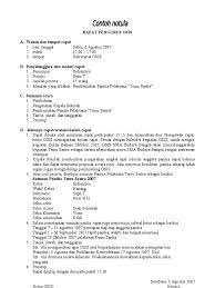 100%(10)100% found this document useful (10 votes). Contoh Notulen
