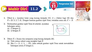 Kssm Matematik Tingkatan 1 Bab 11 Pengenalan Set Mahir Diri 11 2 No1 No3 Buku Teks Form 1 Youtube
