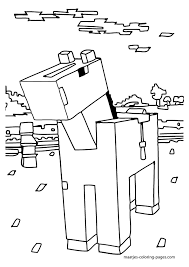 Free printable minecraft ocelot character coloring pages to print out. Minecraft Coloring Pages Cat Coloring Home