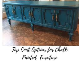 Using a top coat or sealer is a hot topic in the chalk paint world! Top Coat Options For Chalk Painted Furniture West Magnolia Charm