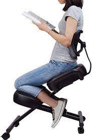 new dragonn ergonomic kneeling chair with back support adjustable stool for home and office improve ergonomic kneeling chair kneeling chair adjustable stool