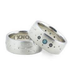 Men S Matching Cosmic Wedding Rings Men S Wedding Rings Platinum Engagement Rings Custom Ring Designs Platinum Engagement