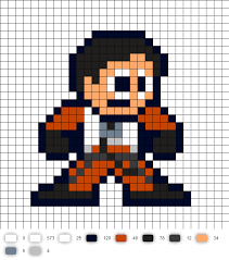 Poe Dameron The Force Awakens Perler Bead Pattern With Images Perler Beads Perler Bead Art Pixel Art Grid