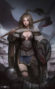A viking with a pink martini! The Amazing Digital Art The Viking By Banjiu E Vik