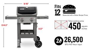 You can choose from a two. Weber Spirit Ii E 210 Gas Grill Weber Grills