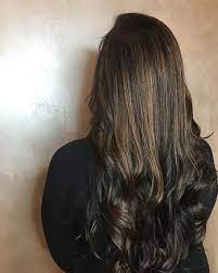 Soft Brown To Dark Brown Balayage Hair Reverse Balayage Balayage Hair Brown Hair Balayage