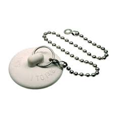universal sink stopper with chain
