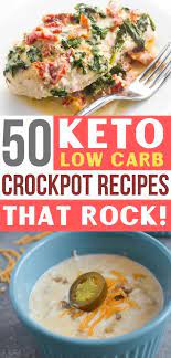 50 Best Keto Slow Cooker Recipes For Easy Weeknight Dinners Keto Crockpot Recipes Ketogenic Crockpot Recipes Crockpot Meal Prep