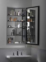 Bathroom Medicine Cabinets With Mirrors Kohler K 2913 Pg Saa Catalan Mirrored Cabinet With 10 Bathroom Mirror Storage Mirror Cabinets Medicine Cabinet Mirror