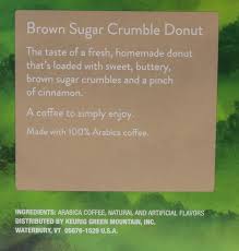 Where is green mountain coffee made. Green Mountain Coffee Brown Sugar Crumble Donut Medium Roast Coffee K Cups 12 0 31 Oz Ea Hy Vee Aisles Online Grocery Shopping