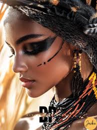 The painted spirit celebrates her identity