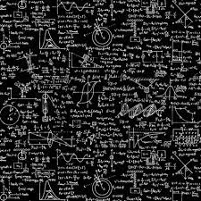 Colorful Fabrics Digitally Printed By Spoonflower Physics Equations On Black Small Equations Math Wallpaper Physics