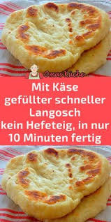 Mit Kase Gefullter Schneller Langosch Kein Hefeteig In Nur 10 Minuten Fertig Kochen Und Backen Rezepte Brot Selber Backen Rezept Brot Backen Rezept Einfach