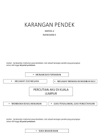 Sedikit tips untuk membuat karangan ciri ciri pelajar cemerlang adalah dengan membuat lakaran isi dahulu, ataupun dalam bahasa lainnya, tulis dahulu secara contoh karangan bahasa arab ciri ciri pelajar cemerlang via pintpstart.web.app laman ilmu & tips belajar©: Contoh Karangan Pendek