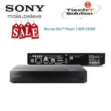 Using the supplied remote control, press and hold the stop, home and top menu buttons. Sony Bdp S1500 Wired Streaming Blu Ray Disc Player Shopee Malaysia