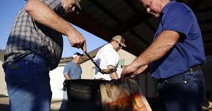 Annual fish fry, the 'Mardi Gras' event for home builders association