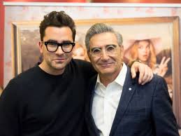 But it's been incredible because i'm able to put my entire life laughs. Dan Levy 35 Takes After His Dad Eugene Levy Greg Doherty Patrick Mcmullan Via Getty Image Celebrity Kids Celebrity Families Salma Hayek Young