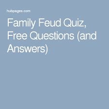 It's the most stressful time of the year. Family Feud Quiz Free Questions And Answers Family Feud Family Reunion Games Family Feud Game