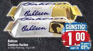 350 gramm (0,43 € * / 100 gramm) inkl. Bahlsen Comtess Kuchen Angebot Bei Edeka