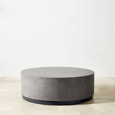 They are fantastic for spending free time with friends this is quite a unique coffee table, designed for outdoor areas. Lucca Concrete Outdoor Round Coffee Table Patio Furniture Williams Sonoma