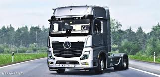 Ets2 Mercedes Benz New Actros 2020 Mirror Cam 1 37 X Mercedes Benz Trucks Mercedes Benz Mercedes