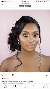 Itani Weddings Bride Hairstyles Updo Natural Hair Wedding Black Bridesmaids Hairstyles