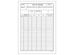 Fisa postului sef birou personal: Fisa Magazie