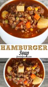Hamburger Soup Beef Soup Recipes Soup With Ground Beef Easy Soup Recipes