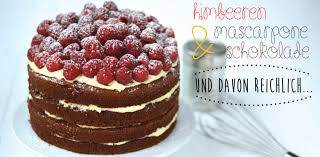 Eine bewertung und für sehr den kuchen aus der form stürzen, die folie entfernen und den kuchen mit der sahne verzieren. Himbeer Schokolade Torte Mit Mascarponecreme Mann Backt