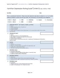 Image result for Hamilton Depression Scale