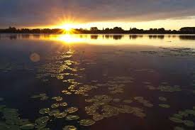 Sunrise Over Lake Seeburg Gottingen Germany Beautiful Niedersachsen