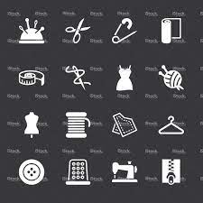 Sewing Icons White Series Vector Eps10 File Icon Free Vector Art Vector