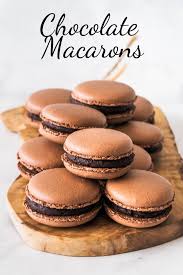 Chocolate Macarons Recipe Chocolate Macaron Macaroon Recipes Macaron Recipe