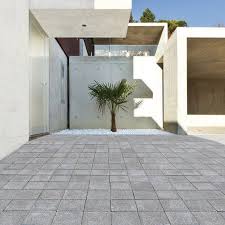 Pave Drainant Beton Gris L 25 Cm X L 25 Cm X Ep 63 Mm Terrasse Pave Idees De Patio Terrasse Jardin