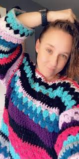 The Happy Hippy Sweater Crochet pattern by Pam Carr
