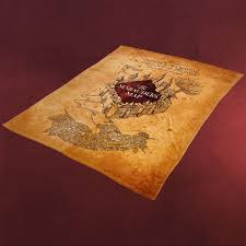 Karte des rumtreibers bei ebay. Harry Potter Karte Des Rumtreibers Flauschdecke Elbenwald
