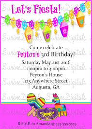 Birthday Party Invitation In Spanish Pin On Birthday Invitations