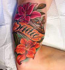 Something Like This Would Work Great With My Kids Names I Already Have Done On My Arms Flower Tattoos Tattoos Tattoos With Kids Names