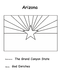 What i love about arizona. Arizona State Flag Coloring Page Flag Coloring Pages Arizona Flag Arizona State Flag