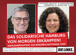 September 2020 werden in nrw oberb�rgermeister, landr�te, stadtr�te und kreistage neu gew�hlt. Einladung Zum Wahlkampf Auftakt Der Partei Die Linke 23 1 18 00 Zinnschmelze Landesverband Hamburg