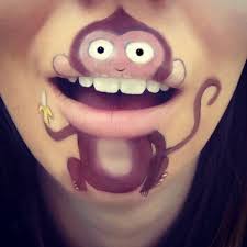 monkey makeup for small and large