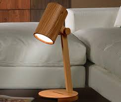 Handcrafted Wooden Original Desk Lamp Decorative Lamp By Ekfly Desk Lamp Lamp Decor Wooden Lamp