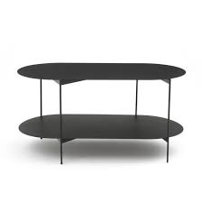 Pricing, promotions and availability may vary by location and at target.com. Oblone Two Tier Steel Coffee Table Black La Redoute Interieurs La Redoute