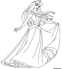 20 01 2021 desene planse de colorat cu printese disney gratuit pentru a imprima. Printesa Disney Aurora